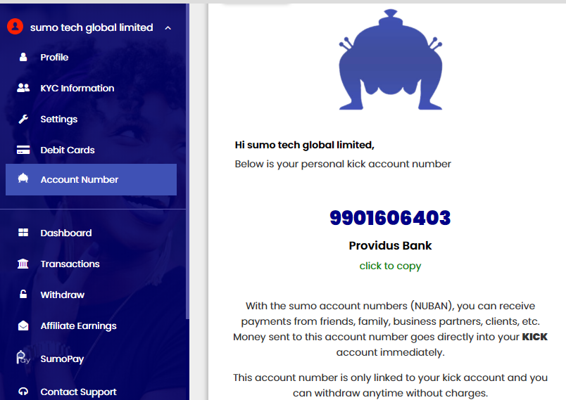 sumotrust bank account number